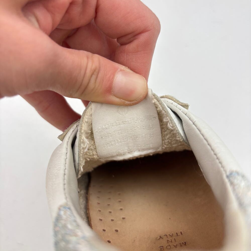 Golden Goose Superstar Shoes Girls 33/1.5Y Glitter Star Leather Fashion Sneaker - Picture 12 of 16